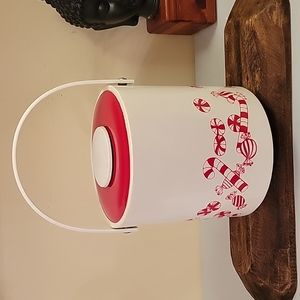 Vintage Christmas Ice Bucket